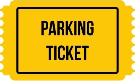 Parking Ticket for EV Parking Space